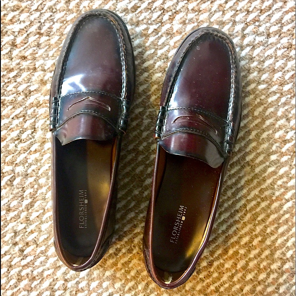 Florsheim classic penny loafers - Burgundy